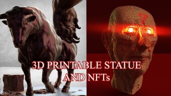 My Journey into digital sculpting # 5- Wall Street Statue and create 2 of my NTFs