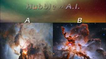 Can you tell which one was generated by Artificial intelligence?