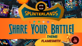 Splinterlands Share Your Battle Challenge with FlameSmith