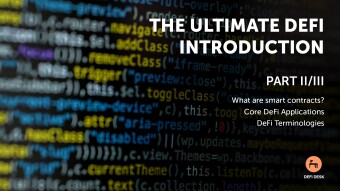 The Ultimate DeFi Introduction: Part II