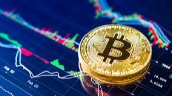 Bitcoin creeping up to a potential range of rejection.