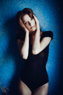 In blue mood