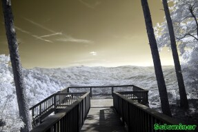 Infrared Photography - Cool Springs Overlook