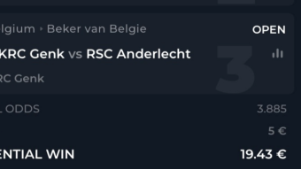 Winner winner chicken dinner!! Today's odds: 3.885