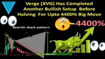 Verge (XVG) Has Completed Another Bullish Setup  Before Halving  For Upto 4400% Big Move