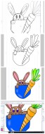 Cute Rabbit Pocket Design (Original Art By Kaylin)