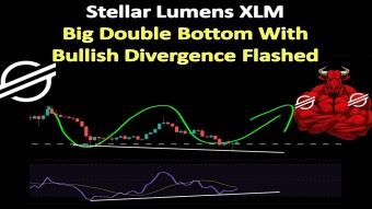 Stellar Lumens XLM Big Double Bottom With Bullish Divergence Flashed