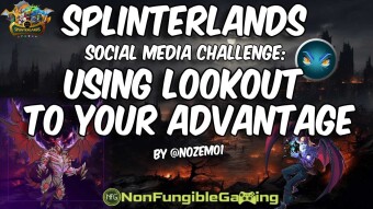 Splinterlands: Using Lookout to receive 0 damage!