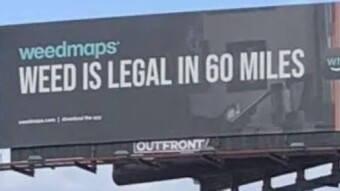 The smart advertising of the day - Marijuana