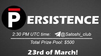 Join the AMA of Satoshi Club x Persistence. Rewards: 500 USDT, March 23rd.