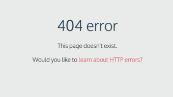 Mister Right on "Error 404 Message"