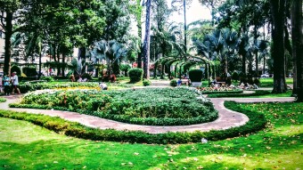 Beautiful Parks of Saigon, Vietnam