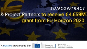 SUNCONTRACT & PARTNERS APPROVED FOR €4.659M HORIZON 2020 EU GRANT