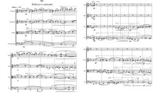 Sinfonia concertante for String Orchestra: III. Scherzo e canzone (Scrolling Score) [Philip Daniel; 2017]