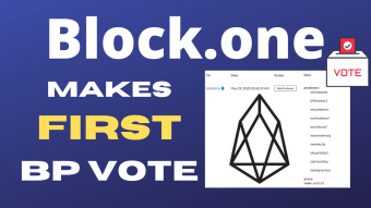 B1 Casts First EOS Vote