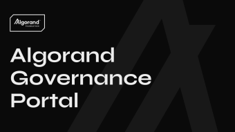 All you need to know about Algorand Governance