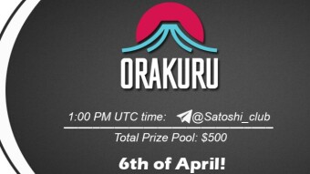 Join the AMA of Satoshi Club x Orakuru. Rewards: 500 USDT, April 6th.