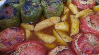 Foodbook #355 Greek Stuffed Vegetables - Gemista