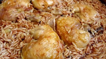 Foodbook #729 chicken and orzo casserole