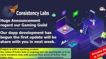 Our dapp development has begun with working product. While we are still in our private sale stage. Is not it interesting !