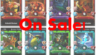 Steemmonsters/Splinterland - Is Untamed Cards on Sale?