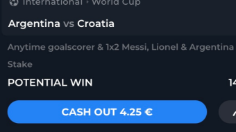 Betting advice: Argentina (Messi) vs Croatia (Modric): odds between 2.9 and 3.35