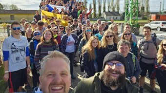 We hosted 200 people today in Liberland and raised the flag at the Jefferson’s square!