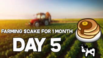 Farming PancakeSwap $CAKE for 1 month! (Day #5)