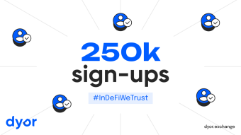 Dyor Exchange Hits Milestone with Over 250,000 Waitlist Sign-ups