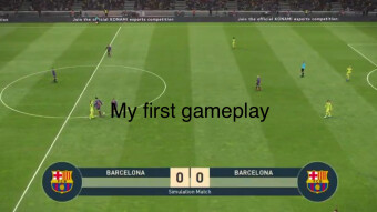 Pro evolution 2019 first gameplay 😁
