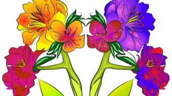 Flower nft art.
