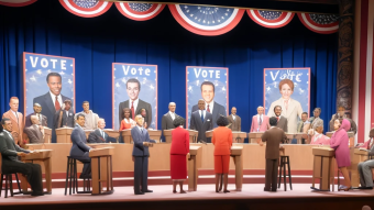 Less known political candidates in the American presidential elections