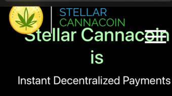 Stellar Cannacoin. A new project with a chill community and high ambitions