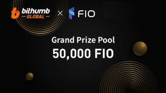 FIO Official Listing x Bithumb Exchange - 50,000 FIO Grand Prize Pool!!!