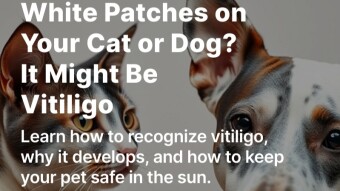 White Patches on Your Cat or Dog? It Might Be Vitiligo