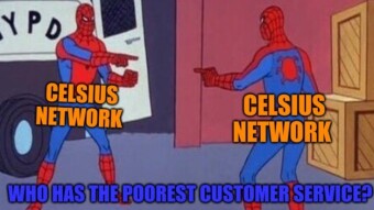 Is this the level of support expected from Celsius Network? - School boy error follow-up!