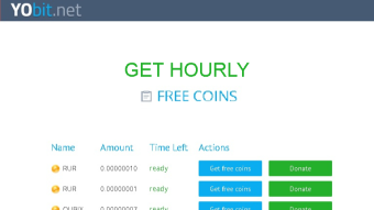 🚨YoBit Exchange - claim FREE COINS hourly🚨