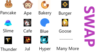 List of Yield Farming Craziness DEX on BSC Early 2021