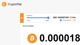 CryptoTab with new Cloud Bost function