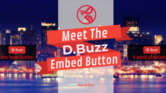 Embed and Buzz Directly from any web page! Meet the "EMBED BUZZ BUTTON"