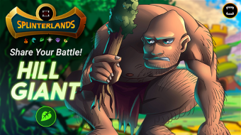 Another BFG - The Hill Giant Splinterlands Battle Challenge