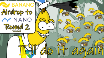 New BANANO Airdrop to All Nano Holders with Non-Custodial Nano Wallets!