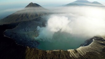 For some it is fun, for others it is dangerous work - Volcano Ijen, Java
