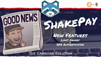 ShakePay Crypto Exchange - New Features, Limit Orders & 2FA Authenticator