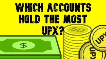 Which accounts hold the most UPX?