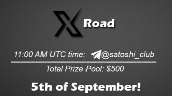 Join the AMA of Satoshi Club x XRoad. Rewards: 500 USDT, September 5th.