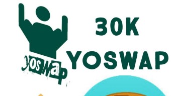 30,000 YOSWAP Randomly Giveaway LUCKY 300 People & top 20 referral 🎆🎆