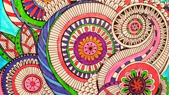 Some Coloring Pages I've Colored Recently