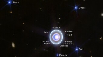 🌑 A Tiny New Moon Around Uranus: A Hidden World Revealed by JWST