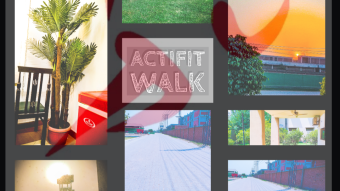 Actifit Walk—Cleaning inside and outside of Home